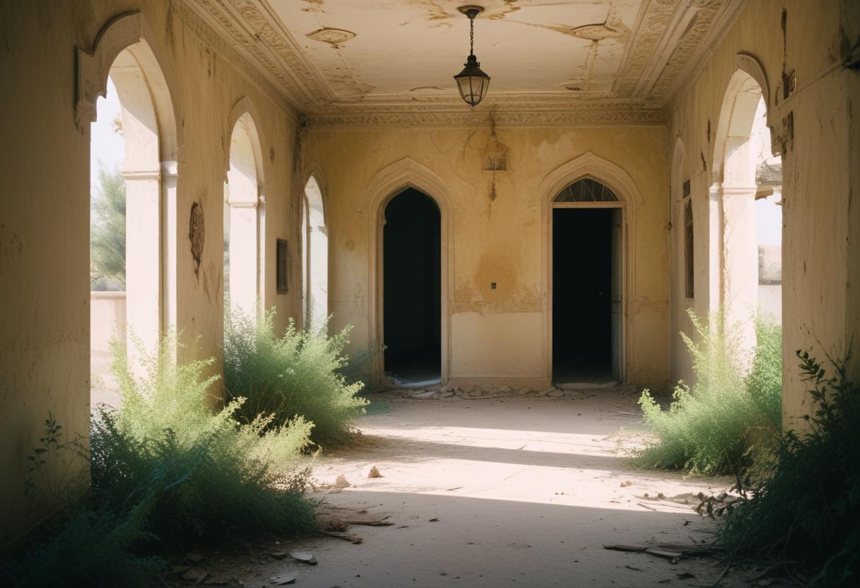Abandoned historic mansions